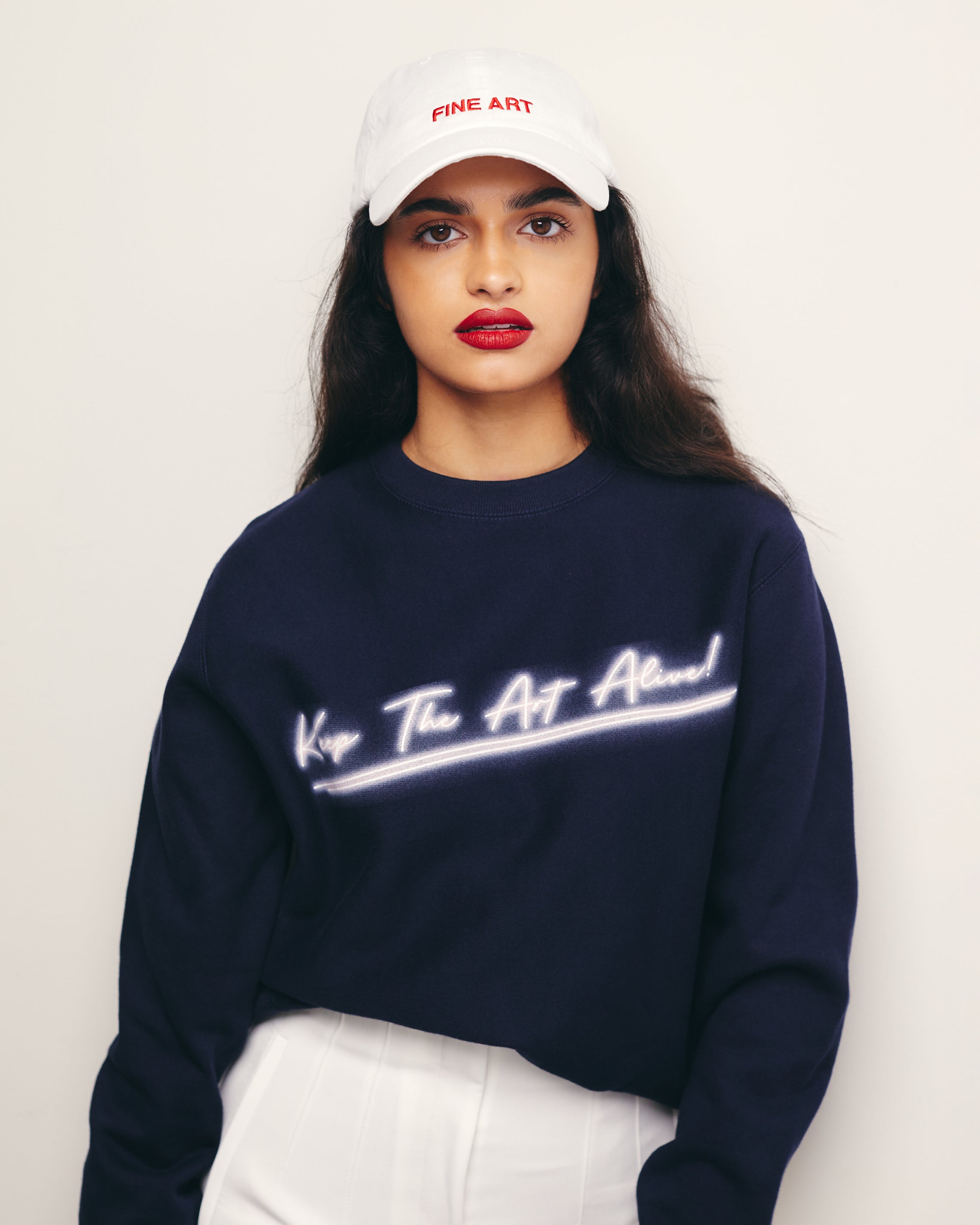 Keep The Art Alive Neon Ultra Heavyweight Crewneck